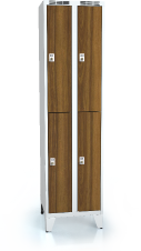 Divided cloakroom locker ALDERA with feet 1920 x 500 x 500